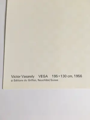 Victor Vasarely - VEGA (vintage item) kopen? Bied vanaf 85!