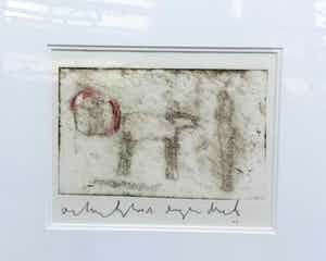 Anton Heyboer - c2864, voorstelling met vrouw en hond verkocht voor € 100!