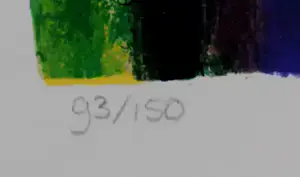 Eugène Brands - Ingelijste zeefdruk: Eenhoorn(groot werk!) kopen? Bied vanaf 399!