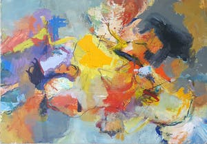 Ton Etman - Abstracte compositie - Nieuwe lijst! (Groot) kopen? Bied vanaf 245!