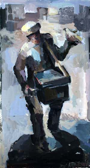 Andrzej Wawrzyniak - Orgelman - studie verkocht voor € 75!