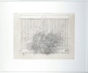 Gradus Verhaaf - Pentekening, Zonder titel - Ingelijst kopen? Bied vanaf 1!