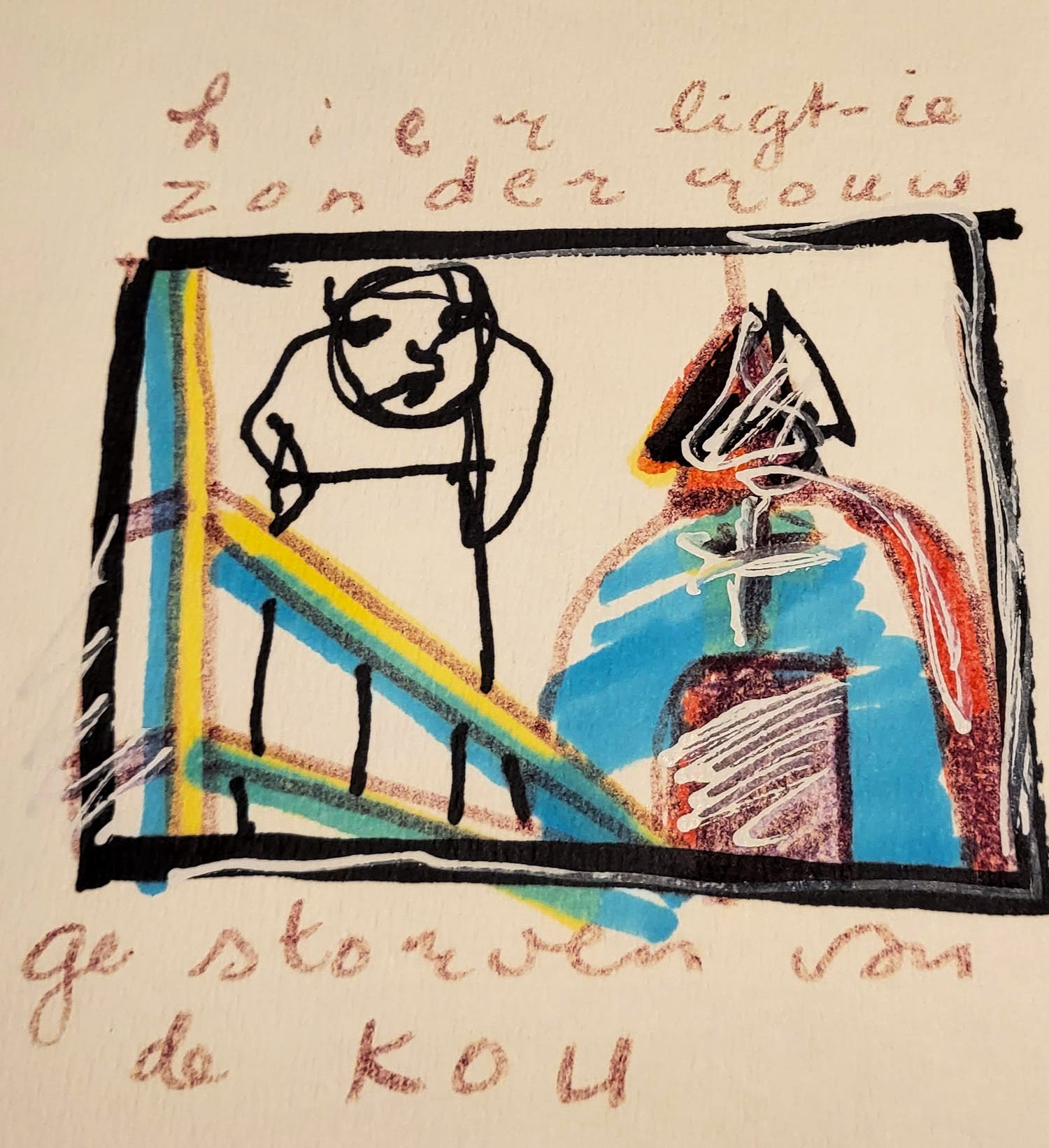 Herman Brood - Hier ligt-ie verkocht voor € 475!