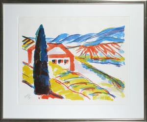 Jan Cremer - Litho, l'Arbero di Toscana - Ingelijst kopen? Bied vanaf 250!