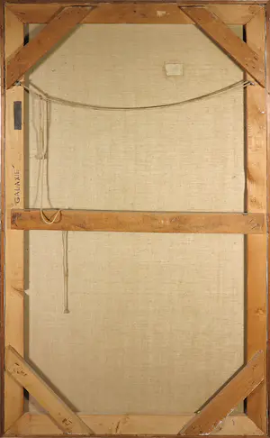 Roger Thalamy - Olieverf op doek, Galaxie - Ingelijst kopen? Bied vanaf 1!