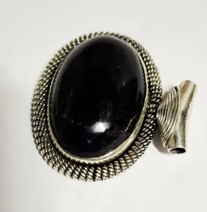 Buy Nieuwe prachtige zilveren hanger met grote Amethist? Bid from 67!