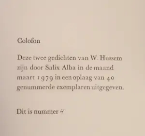Willem Hussem - Laat, blinkend licht dat als gevleugeld... kaufen? Bieten Sie von 20!
