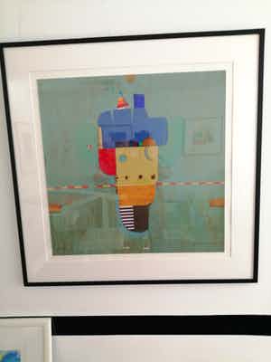 Cole Morgan - Prachtig abstract werk verkocht voor € 200!