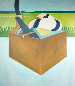 Piet de Schepper - Olieverf op doek, Zonder titel - Ingelijst kopen? Bied vanaf 100!