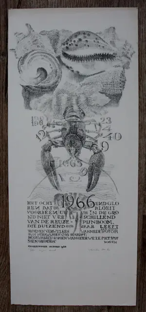 Charles Donker - Litho: Het ochtendgloren - 1965 kopen? Bied vanaf 79!