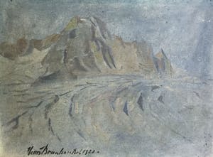 Henri Braakensiek - A9565-3 - Landschap in blauwtinten kopen? Bied vanaf 175!