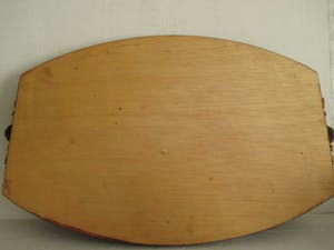 Curiosa - Twee intarsia dienbladen kopen? Bied vanaf 1!