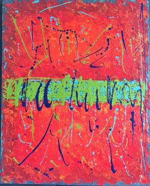 John Foppen - Symphony in Green / Red. #02. kopen? Bied vanaf 195!