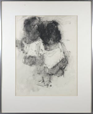 Nico Molenkamp - Gemengde techniek op papier, Babies - Ingelijst kopen? Bied vanaf 300!