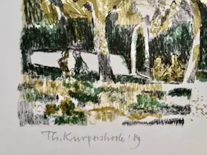 Theo Kurpershoek - Litho kopen? Bied vanaf 10!