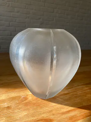 Andries Dirk Copier - Model Slijpsel 642, vaas - Glas kopen? Bied vanaf 55!