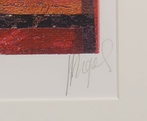 Astrid Engels - Litho, Moerbeispinsters - Ingelijst kopen? Bied vanaf 35!