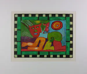 Clemens Briels - Zeefdruk, Gato - Ingelijst kopen? Bied vanaf 100!