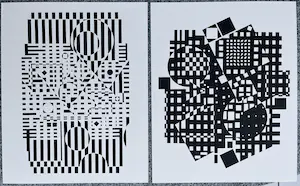 Victor Vasarely - TY-NEU en TORKE-UY - 1973 - 2 werken kopen? Bied vanaf 50!