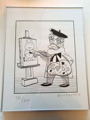 Kamagurka - Realisme op doek verkocht voor € 125!