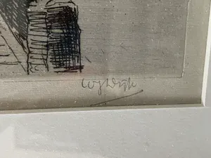 Willem Jans Dijk - zonder titel - schetsen van schepen kopen? Bied vanaf 60!