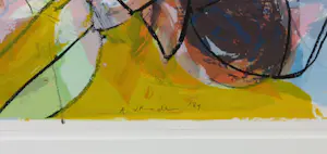 Anton Vrede - Zeefdruk, Not the A Plane - Ingelijst kopen? Bied vanaf 50!