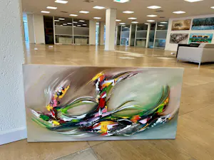 Gena - Abstract Green kopen? Bied vanaf 199!