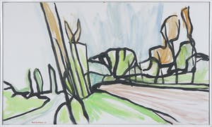 Paul Overhaus - Olieverf op doek, Polderland - Ingelijst kopen? Bied vanaf 80!