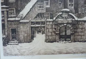 Cornelis Brandenburg - Zuiderkerk met poortje in de sneeuw (Amsterdam) kopen? Bied vanaf 95!
