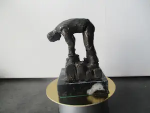 Jaap Hartman - Beeldje van dijkwerker. kopen? Bied vanaf 35!