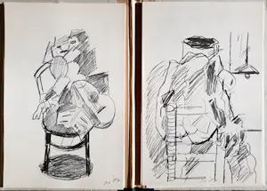 Jan Sierhuis - schetsboek met 20 litho's en gedicht van Bert Schierbeek kopen? Bied vanaf 145!