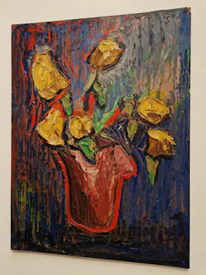 Niet of onleesbaar gesigneerd - Expressionist. omstreeks 1930 geschilderd stilleven gele tulpen - gesigneerd kopen? Bied vanaf 10!