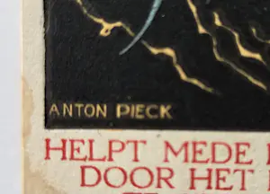 Anton Pieck - Kaart naar affiche. Crisismonster kopen? Bied vanaf 49!