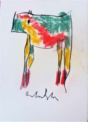 Anton Heyboer - Het dier . verkocht voor € 225!