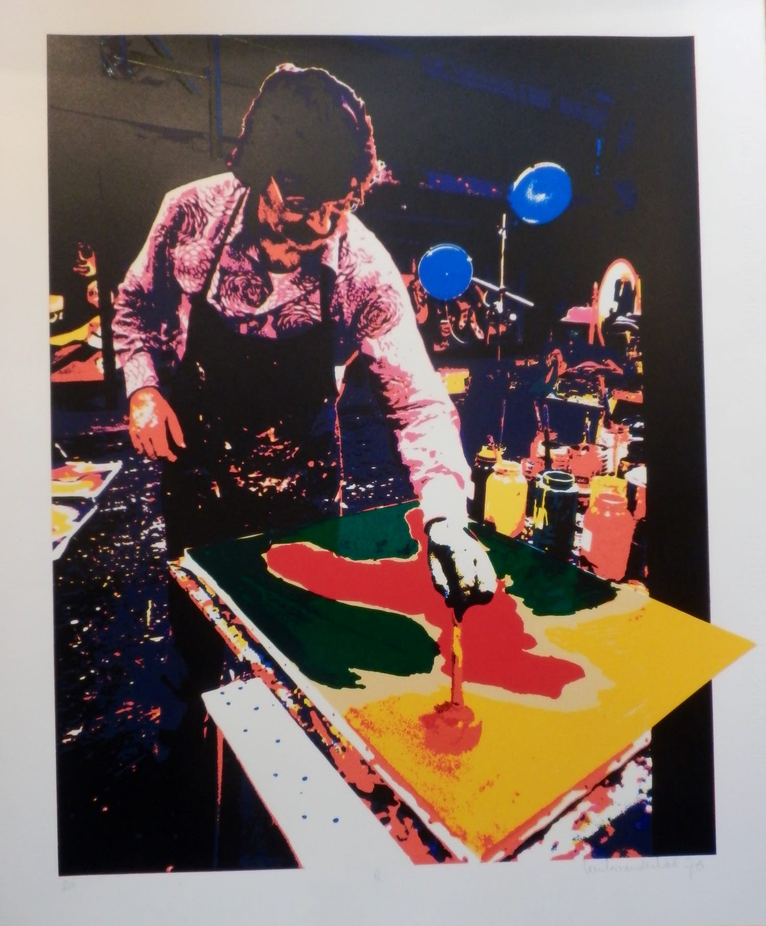 Karel Appel - Proefzeefdruk SUNDAY (uit 1976) Ongesigneerd. kopen? Bied vanaf 95!