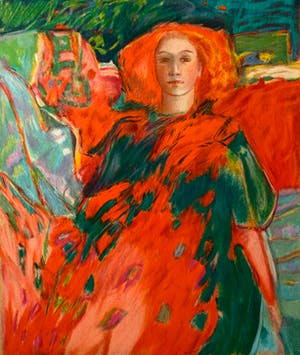 Claudia Steine - Lady in Red I kopen? Bied vanaf 25!