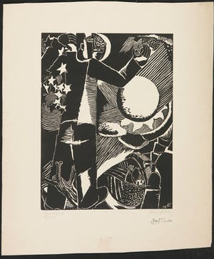 Jozef Cantre - Houtdruk, De artiest kopen? Bied vanaf 1!