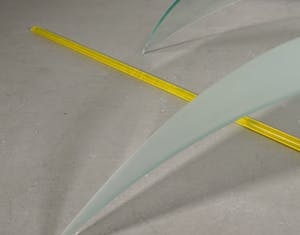 Winnie Teschmacher - "Zwolsche" - Glas en perspex, Geometrisch abstract object kopen? Bied vanaf 1!