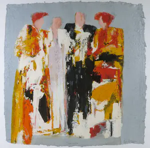 Wil Willemsen - Zeefdruk, Intermezzo - Ingelijst (Groot) kopen? Bied vanaf 60!