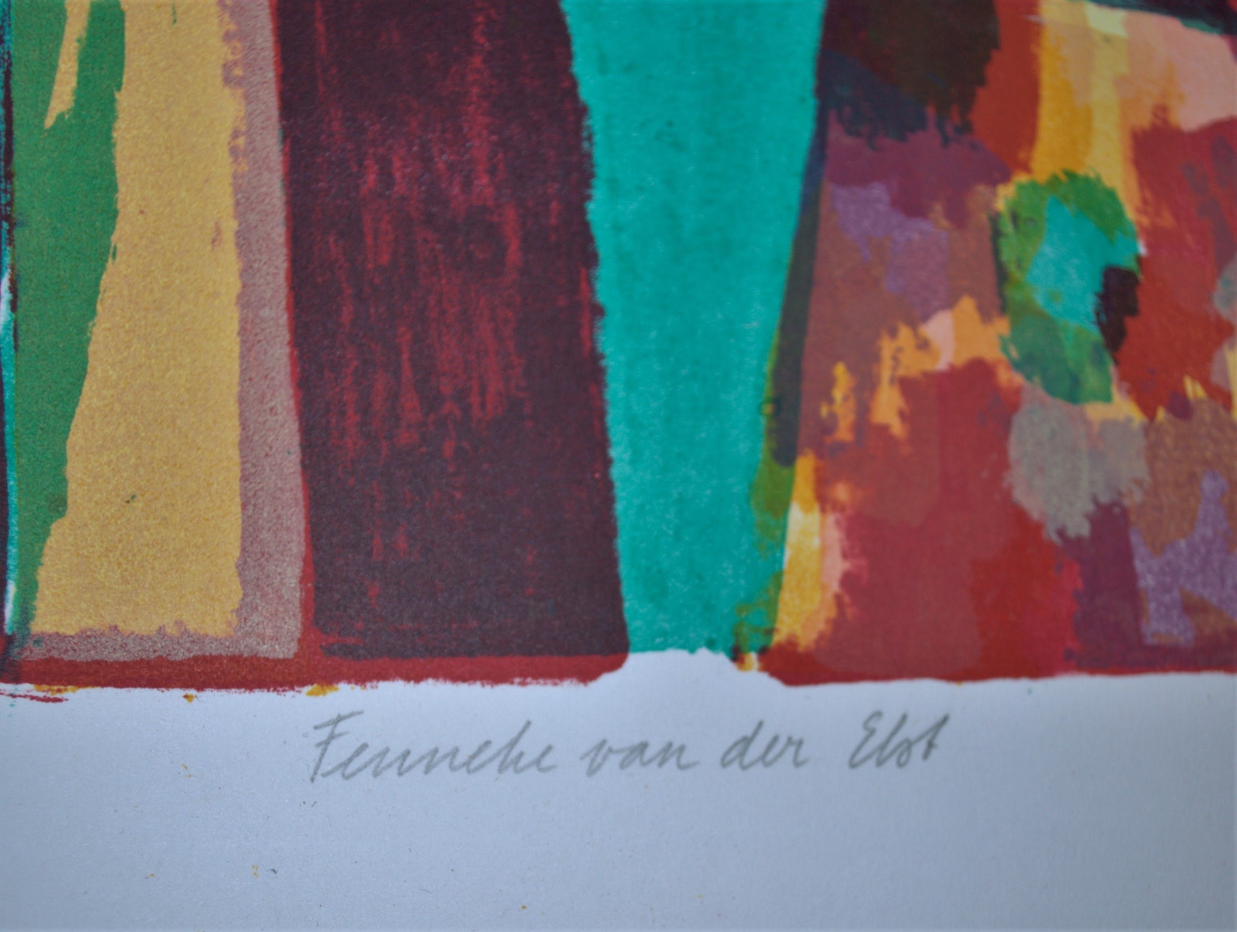 Fenneke van der Elst - kleurenlitho II - oplage 65 E.A. kopen? Bied vanaf 20!