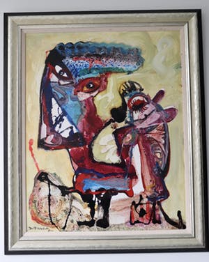 Jan te Wierik - Moeder met kind / fabeldieren kopen? Bied vanaf 3250!