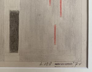 Lou Loeber - (Studie-)tekening | potlood op papier | 'L188' | 1974 kopen? Bied vanaf 475!