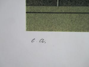 Niet of onleesbaar gesigneerd - Litho, gesigneerd "das Rote Rad" kopen? Bied vanaf 1!
