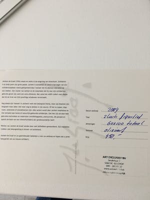 Jochem de Graaf - 2 luik figuratief kopen? Bied vanaf 150!