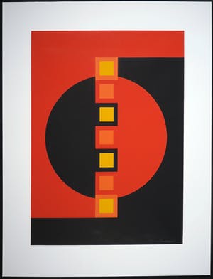 Cyril Lixenberg - Zeefdruk, Zonder titel (Groot) kopen? Bied vanaf 35!