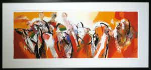 Peter Meijer - Zeefdruk, Zonder titel 2 - Ingelijst (Groot) verkocht voor € 50!