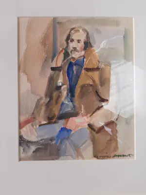 Hein Stork - Aquarel, Portret. kopen? Bied vanaf 40!