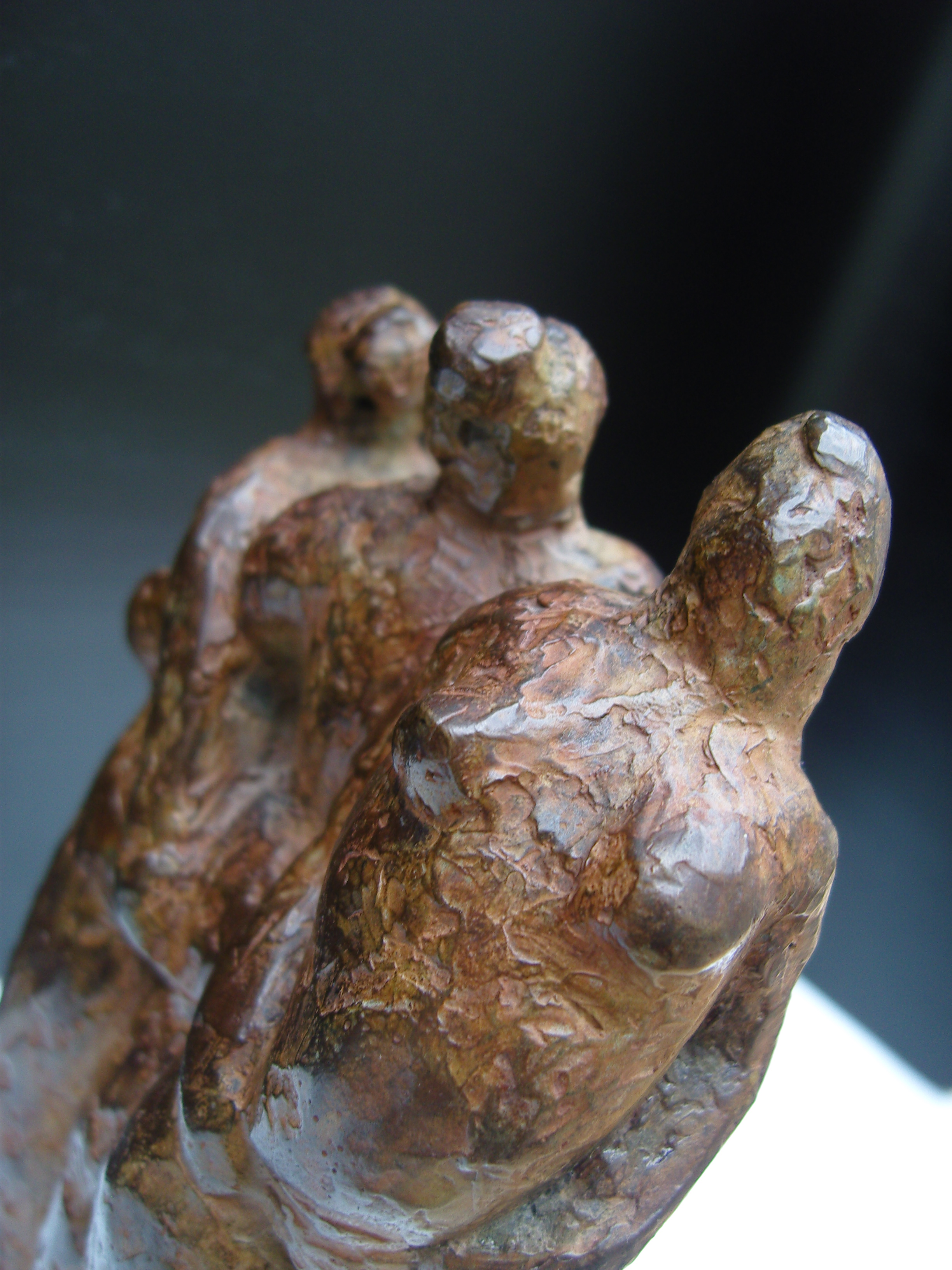 Brons (Onbekend) - Beeldengroep drie naakte dames kopen? Bied vanaf 300!