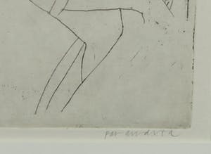 Pat Andrea - Ets, Zonder titel - Ingelijst kopen? Bied vanaf 40!