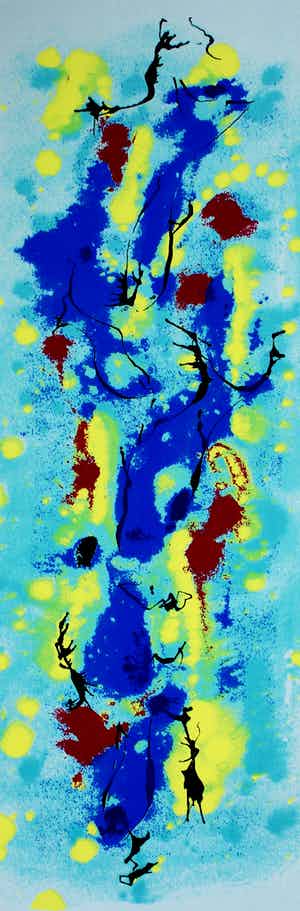 Nic Jonk - Zeefdruk - 1990 verkocht voor € 49!